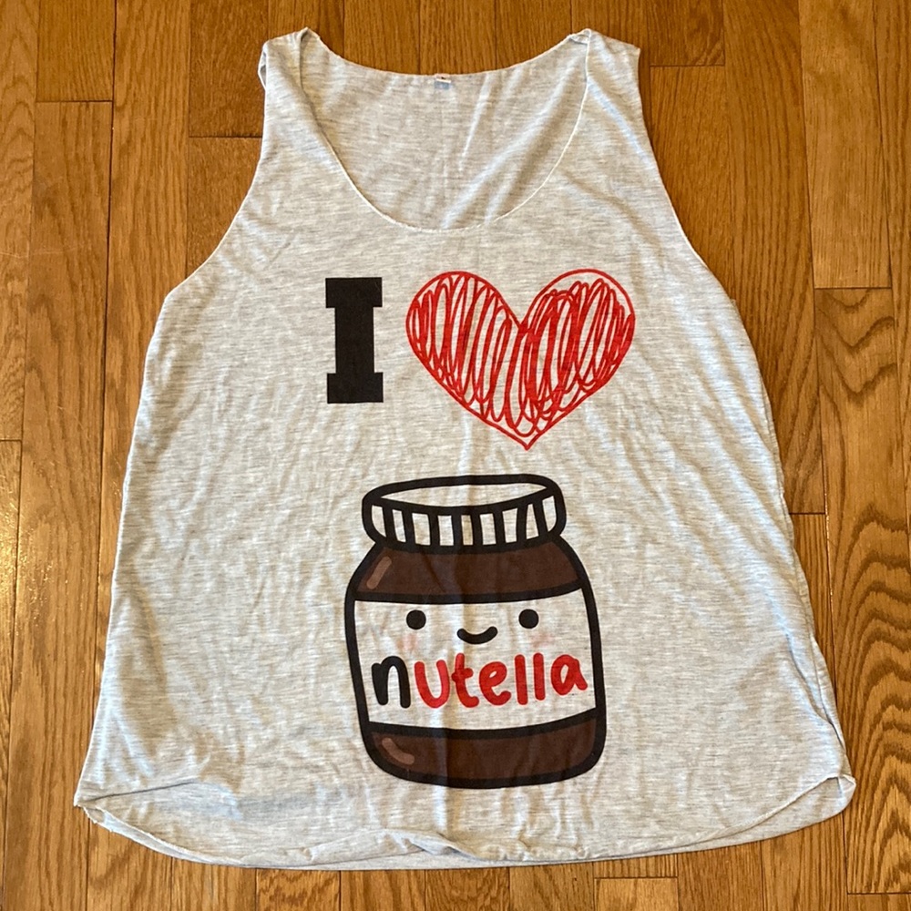 I love Nutella tank top